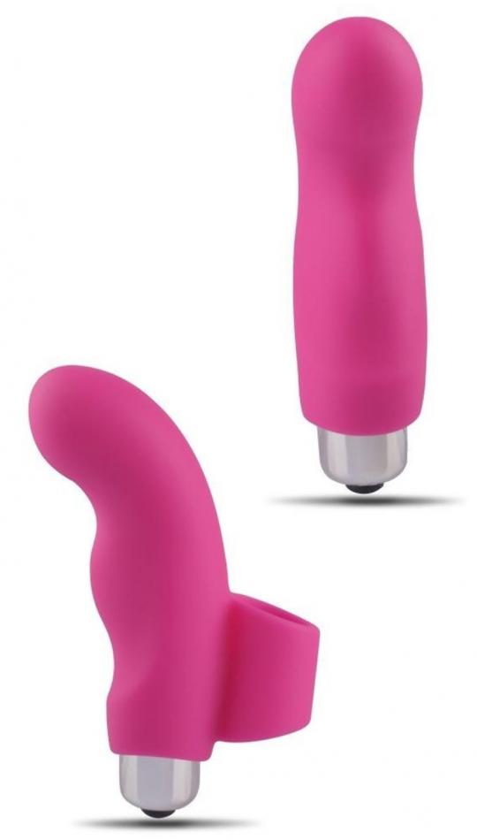 Vibratore indossabile da dito stimolatore clitoride fallo vibrante vaginale  in silicone