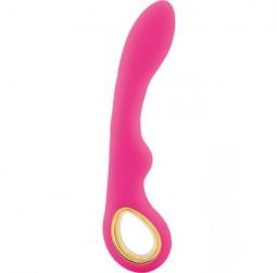 Vibratore vaginale in silicone dildo ricaricabile vibromassaggiatore fallo vibrante realistico rosa