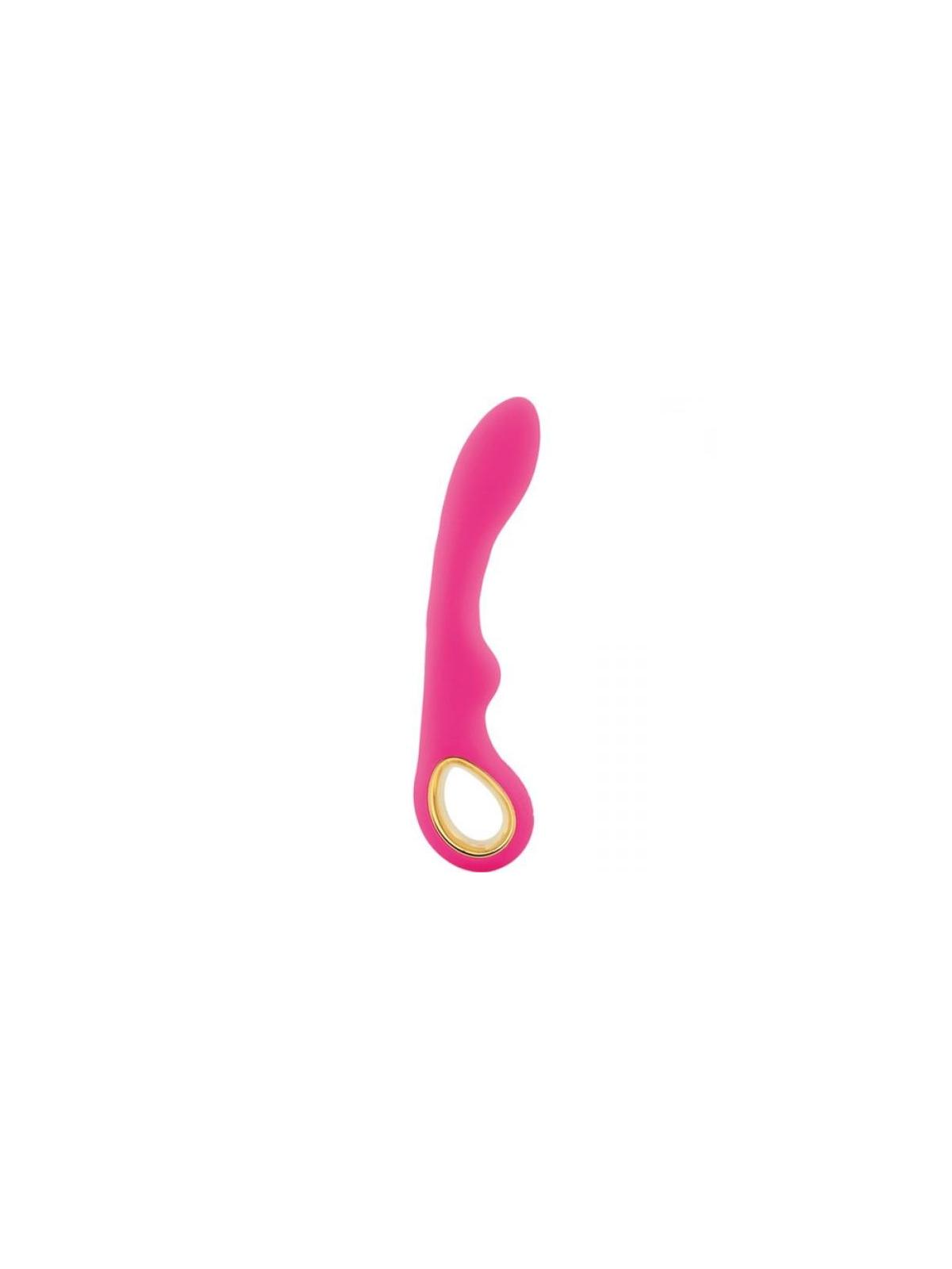 Vibratore vaginale in silicone dildo ricaricabile vibromassaggiatore fallo vibrante realistico rosa