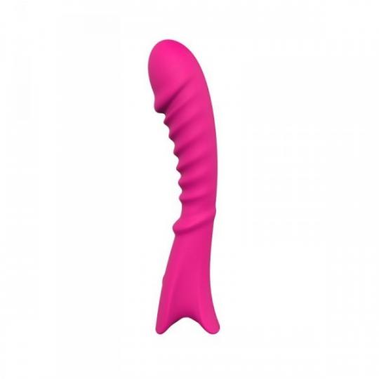 Vibratore realistico vaginale anale fallo dildo vibrante stimolatore ricaricabile rosa