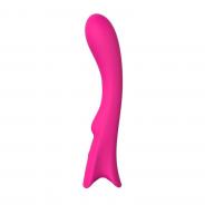 Vibratore vaginale in silicone massaggiatore stimolatore fallo dildo vibrante plot clit pink