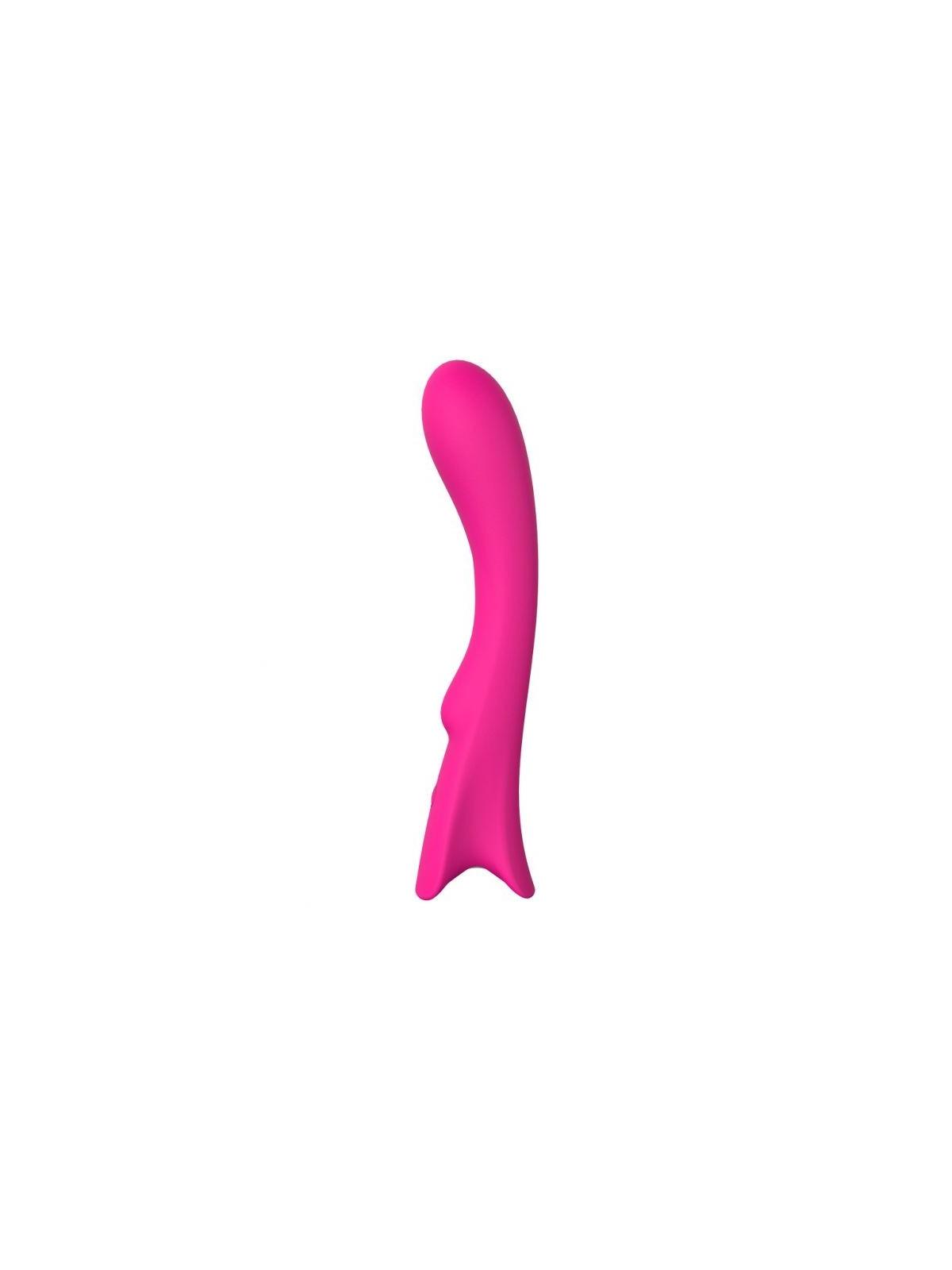 Vibratore vaginale in silicone massaggiatore stimolatore fallo dildo vibrante plot clit pink