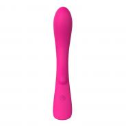 Vibratore vaginale in silicone massaggiatore stimolatore fallo dildo vibrante plot clit pink