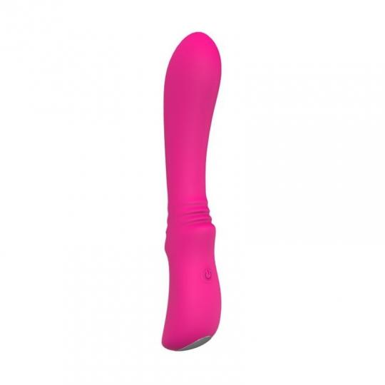 Vibratore vaginale stimolatore per donna in silicone fallo dildo vibrante convex pink