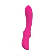 Vibratore vaginale stimolatore per donna in silicone fallo dildo vibrante convex pink