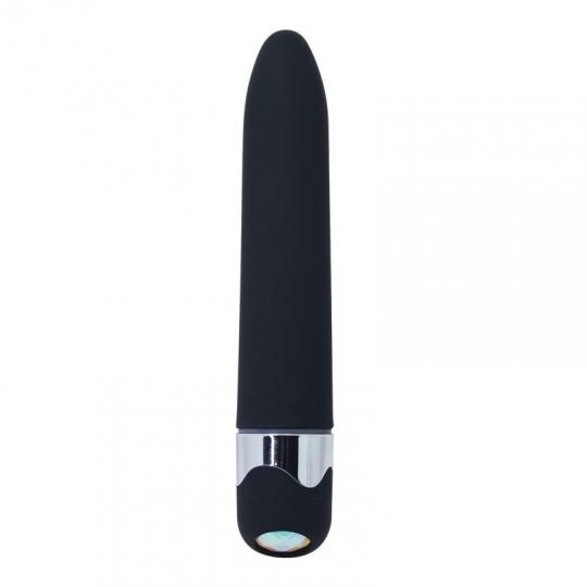 Vibratore sex toys vaginale nero stimolatore fallo vibrante black slim