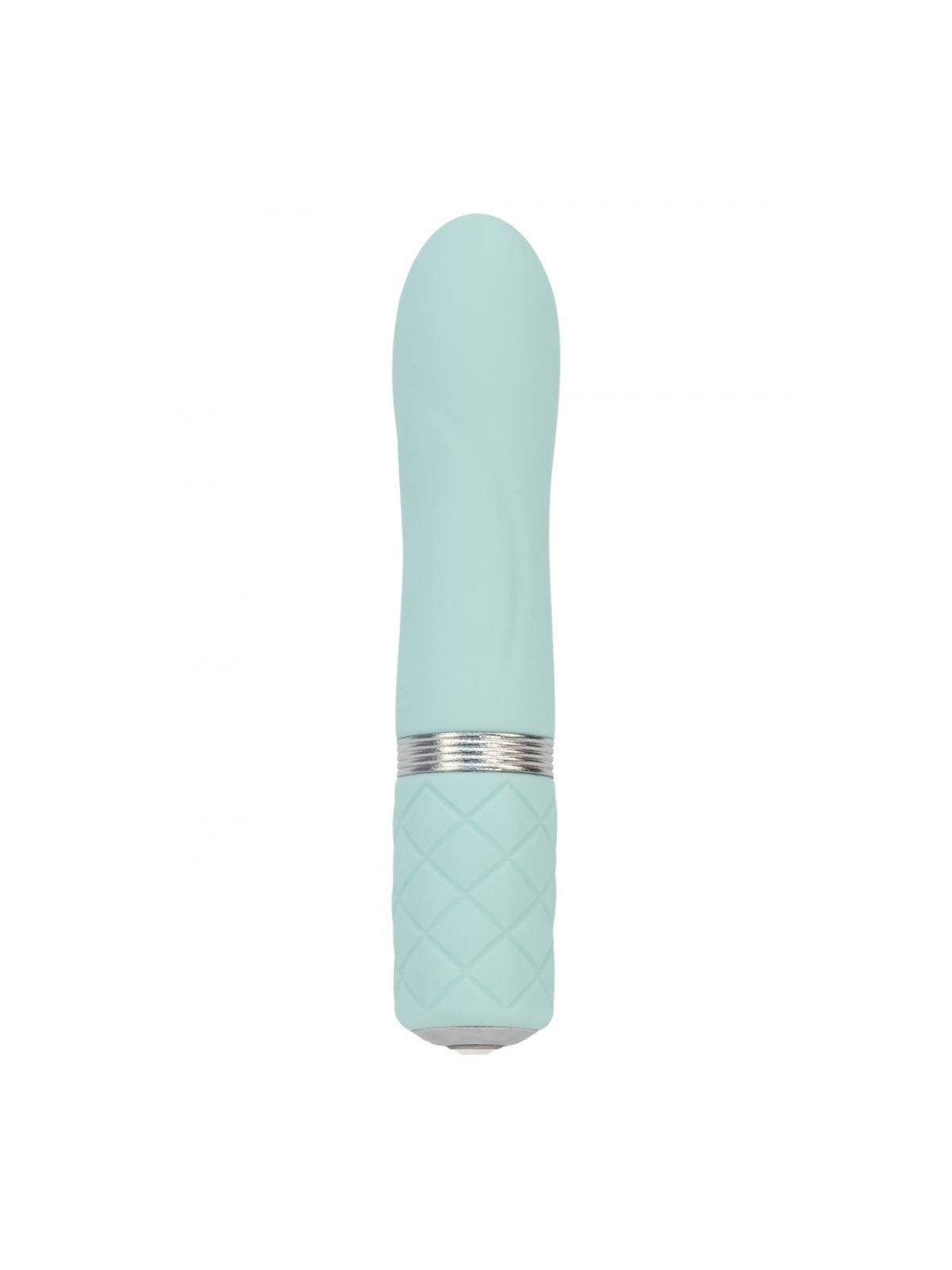 Vibratore vaginale stimolatore in silicone blu fallo vibrante mini ricaricabile