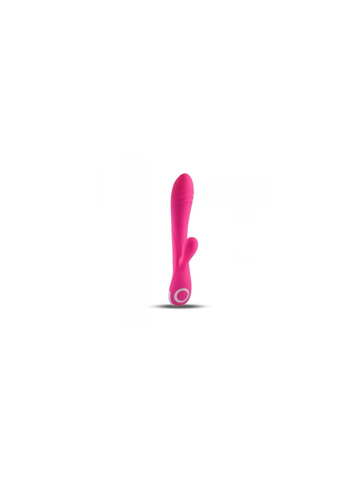 Vibratore rabbit con stimolatore per clitoride dildo fallo vibrante doppio pnk design