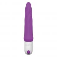 Vibratore in silicone realistico vaginale anale dildo fallo vibrante in silicone unicorn vibe purple