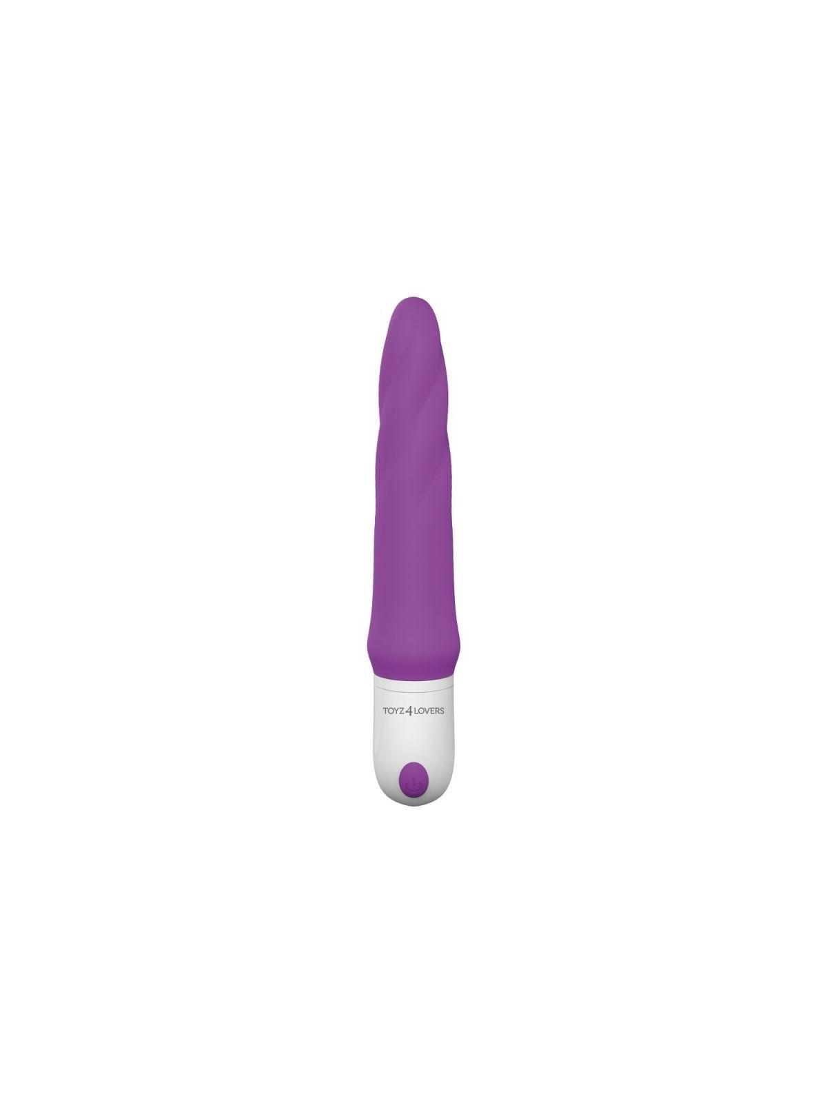 Vibratore in silicone realistico vaginale anale dildo fallo vibrante in silicone unicorn vibe purple