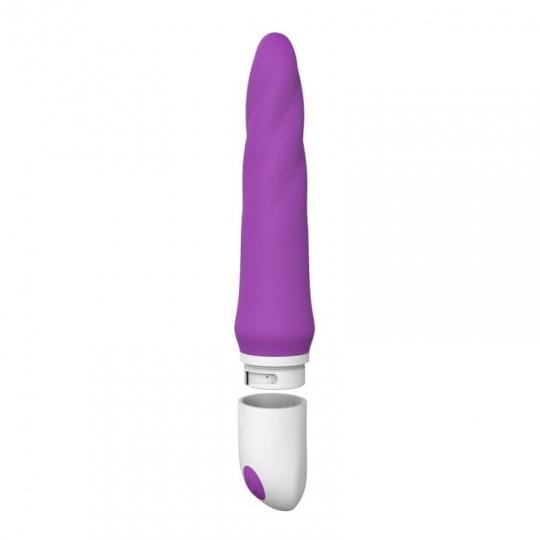 Vibratore in silicone realistico vaginale anale dildo fallo vibrante in silicone unicorn vibe purple