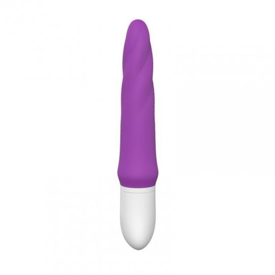 Vibratore in silicone realistico vaginale anale dildo fallo vibrante in silicone unicorn vibe purple