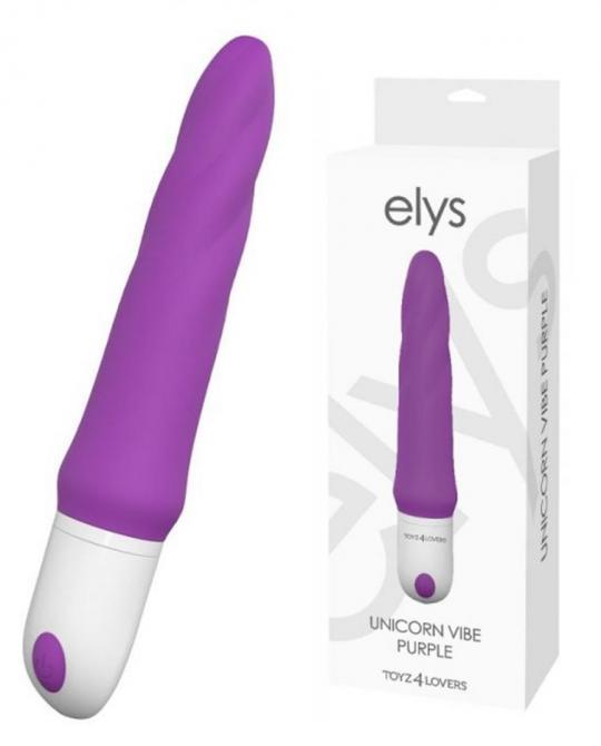 Vibratore in silicone realistico vaginale anale dildo fallo vibrante in silicone unicorn vibe purple