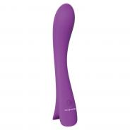 Vibratore ricaricabile vaginale in silicone massaggiatore stimolatore fallo dildo vibrante plot clit purple