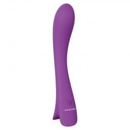 Vibratore ricaricabile vaginale in silicone massaggiatore stimolatore fallo dildo vibrante plot clit purple