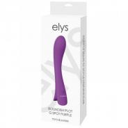 Vibratore ricaricabile vaginale in silicone massaggiatore stimolatore fallo dildo vibrante plot clit purple