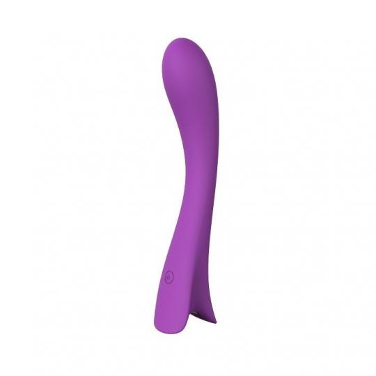 Vibratore ricaricabile vaginale in silicone massaggiatore stimolatore fallo dildo vibrante plot clit purple