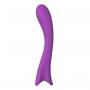 Vibratore ricaricabile vaginale in silicone massaggiatore stimolatore fallo dildo vibrante plot clit purple