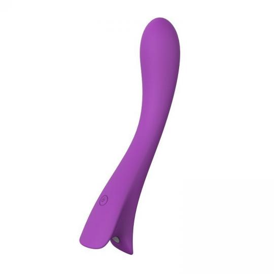 Vibratore ricaricabile vaginale in silicone massaggiatore stimolatore fallo dildo vibrante plot clit purple