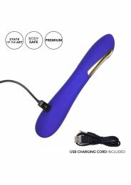 Vibratore vaginale anale stimolatore clitoride con scarica elettrica dildo fallo vibrante in silicone