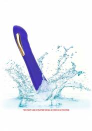 Vibratore vaginale anale stimolatore clitoride con scarica elettrica dildo fallo vibrante in silicone