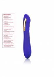 Vibratore vaginale anale stimolatore clitoride con scarica elettrica dildo fallo vibrante in silicone