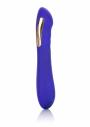 Vibratore vaginale anale stimolatore clitoride con scarica elettrica dildo fallo vibrante in silicone