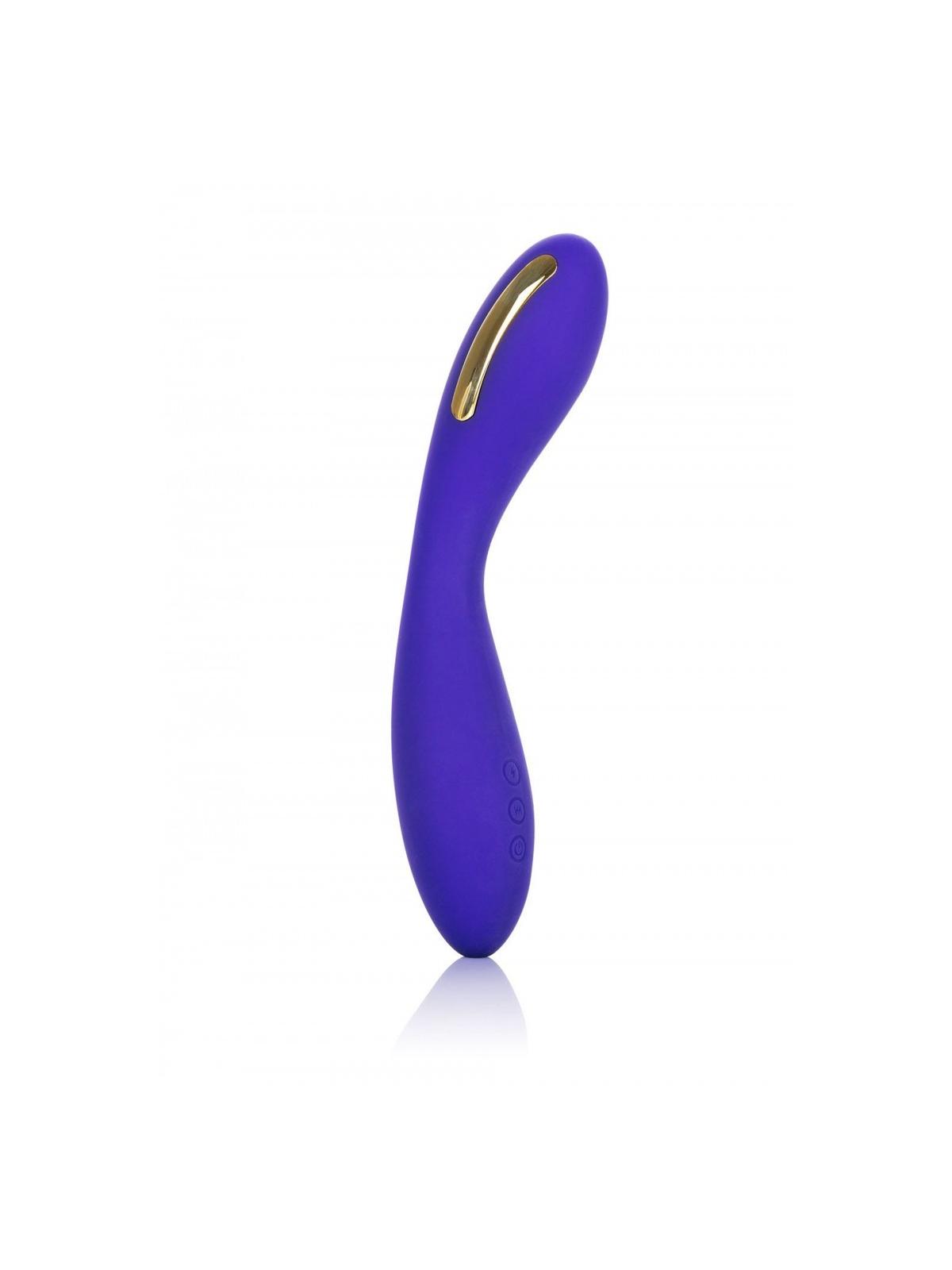 Vibratore stimolatore vaginale anale dildo fallo in silicone vibrante con scarica elettrica  impulse