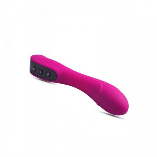 Vibratore vaginale dildo stimolatore fallo vibrante ricaricabile in silicone rosa