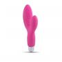 Vibratore doppio stimolatore clitoride fallo vaginale vibrante in silicone bold plus