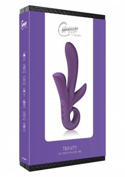 Vibratore doppio vaginale stimolatore clitoride in silicone dildo fallo vibrante