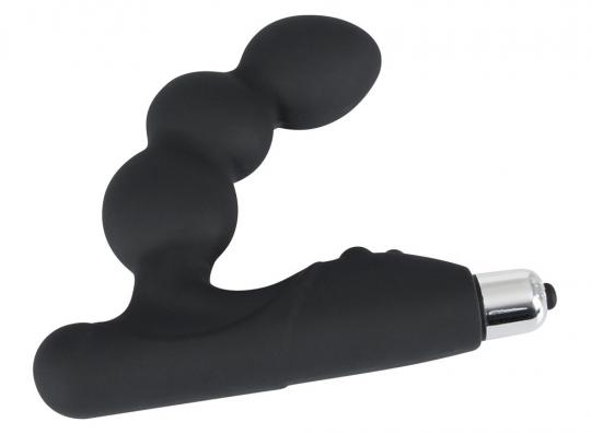 vibratore prostata maschile stimolatore prostatico in silicone nero stimolatore rebel nero