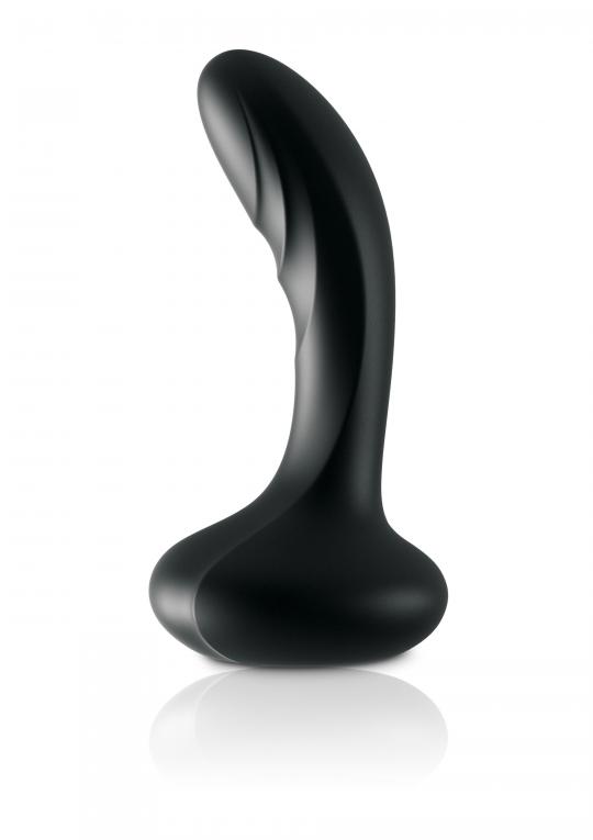 Vibratore stimolatore anale per prostata uomo dildo fallo vibrante nero in silicone