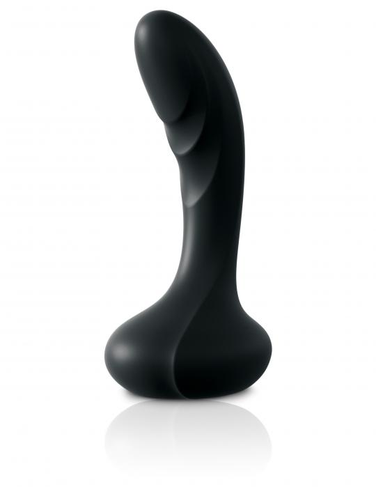 Vibratore stimolatore anale per prostata uomo dildo fallo vibrante nero in silicone