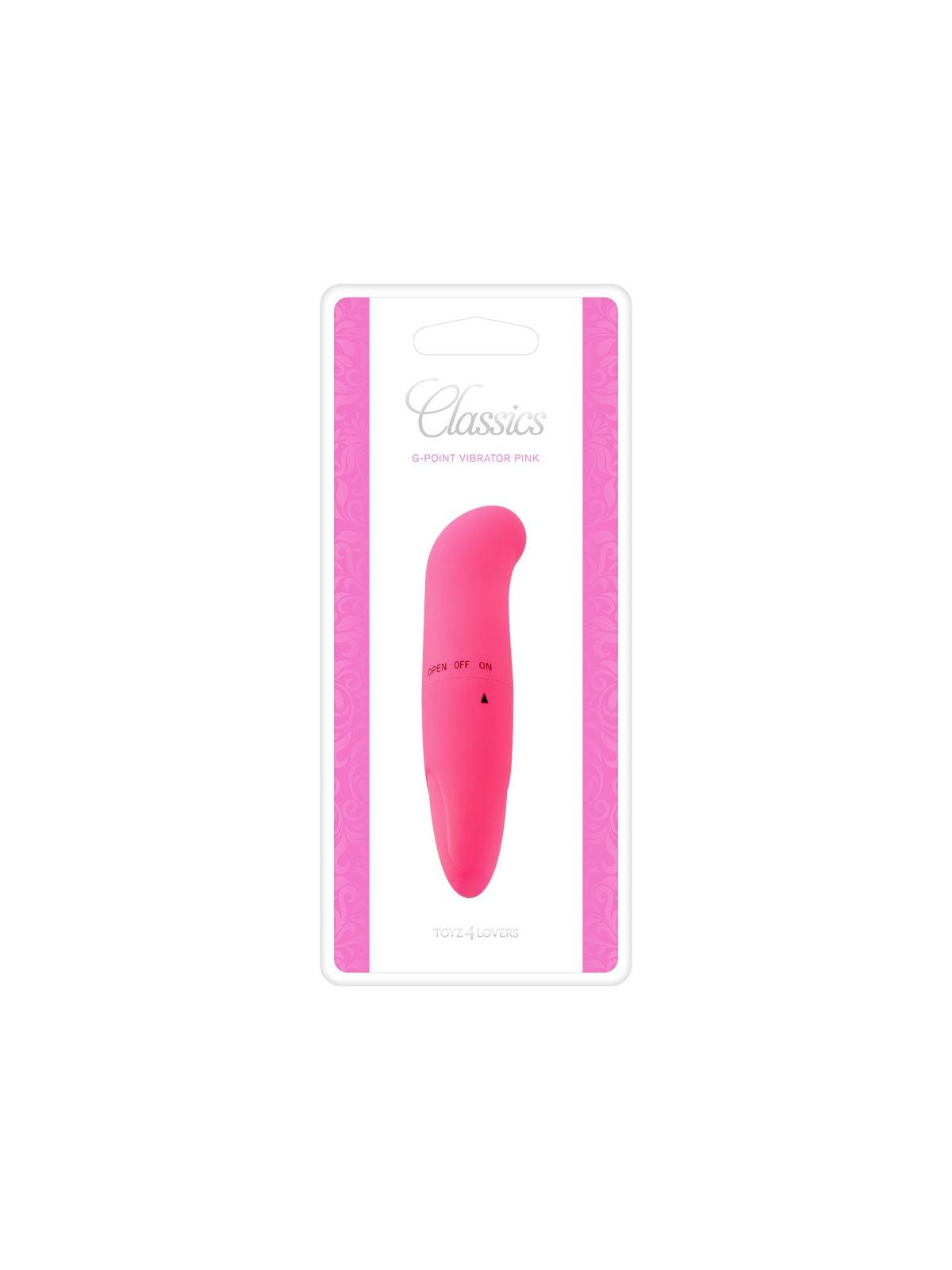 Vibratore stimolatore vaginale per punto g classics pink