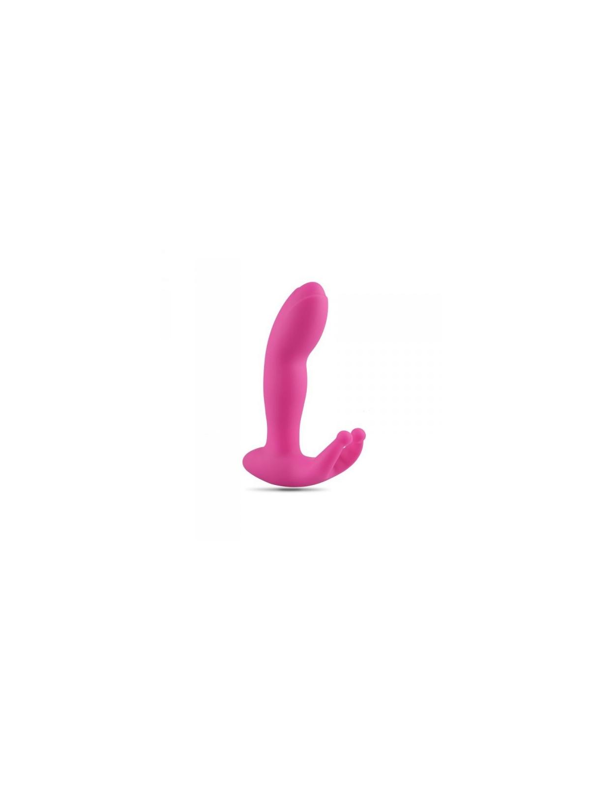 vibratore stimolatore punto G e clitoride dildo vaginale vibrante in silicone lowe easy