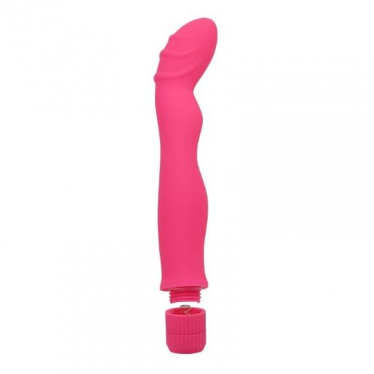 stimolatore per punto G Vibratore vaginale dildo fallo vibrante rosa per donna