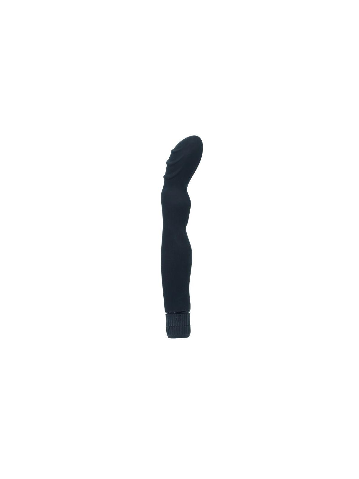 Vibratore per punto G stimolatore vaginale dildo fallo vibrante nero per donna