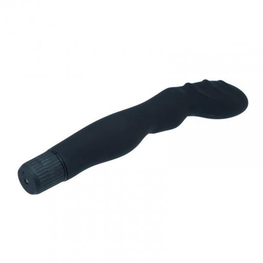 Vibratore per punto G stimolatore vaginale dildo fallo vibrante nero per donna