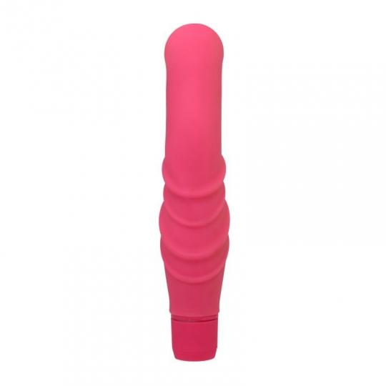 Vibratore impermeabile dildo rosa vaginale in silicone fallo vibrante per punto G 