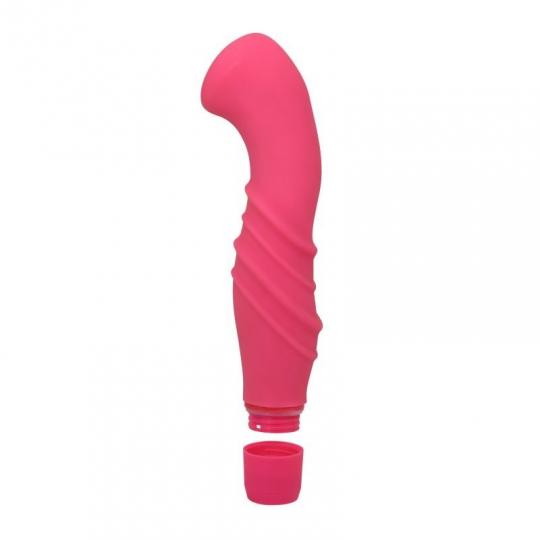 Vibratore impermeabile dildo rosa vaginale in silicone fallo vibrante per punto G 