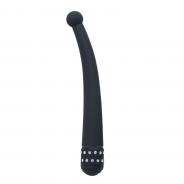 Vibratore per punto G stimolatore vaginale per clitoride fallo vibrante black ding