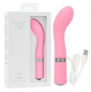 Vibratore per punto g stimolatore vaginale in silicone rosa fallo vibrante crystal