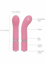 Vibratore mini vaginale per punto G stimolatore ricaricabile in silicone rosa g spot