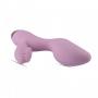 Vibratore rabbit vaginale doppio in silicone rosa dildo vibrante con stimolatore clitoride