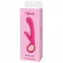 Vibratore vaginale doppio con stimolatore clitoride fallo vibrante pink dildo