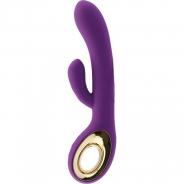 Vibratore vaginale doppio rabbit dildo vibrante con stimolatore vaginale in silicone impermeabile