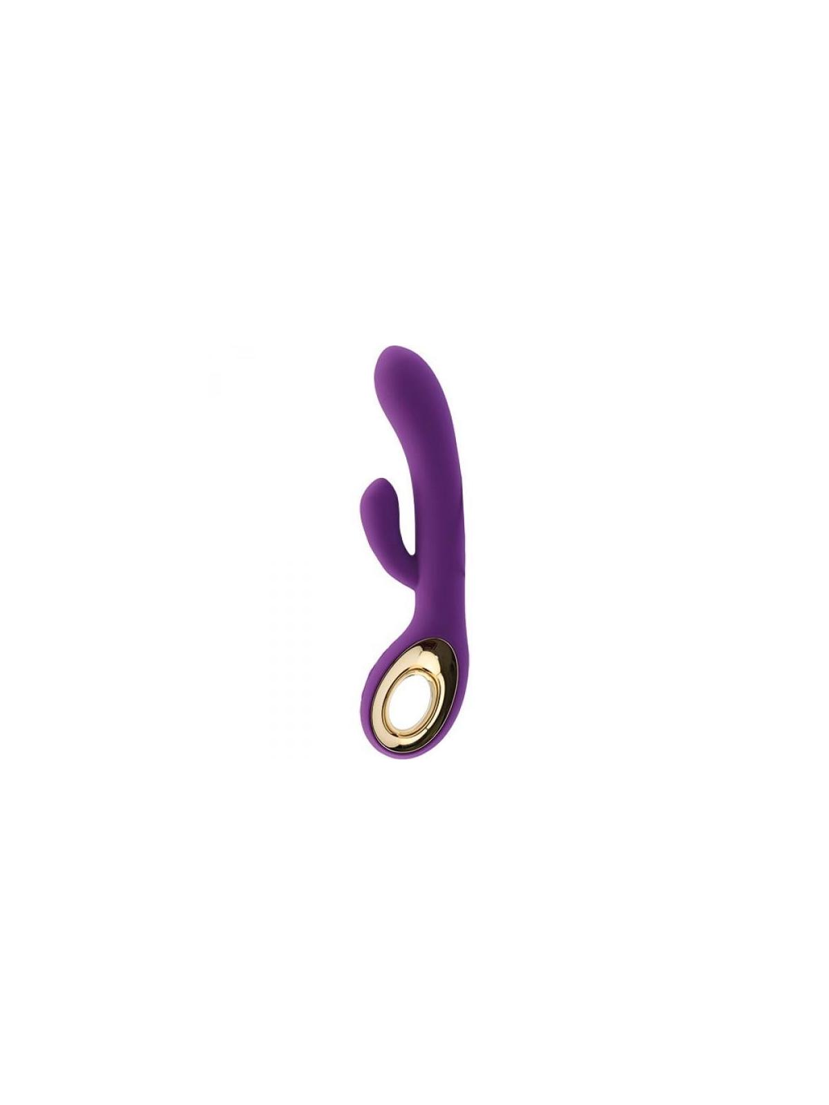 Vibratore vaginale doppio rabbit dildo vibrante con stimolatore vaginale in silicone impermeabile