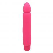 Vibratore rabbit doppio dildo vibrante con stimolatore per clitoride fallo rosa