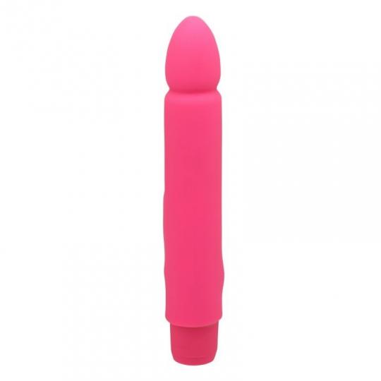 Vibratore rabbit doppio dildo vibrante con stimolatore per clitoride fallo rosa